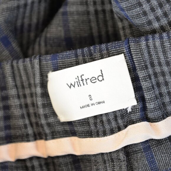 Aritzia Wilfred Darontal Plaid Pants Sz 8 - Picture 5 of 9